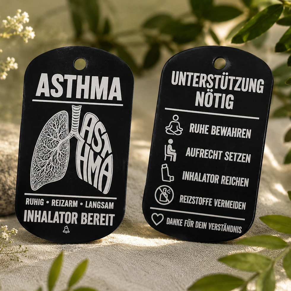 Asthma Awareness Anhänger