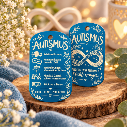 Autismus Awareness Anhänger