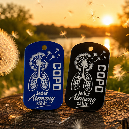 COPD Awareness Anhänger
