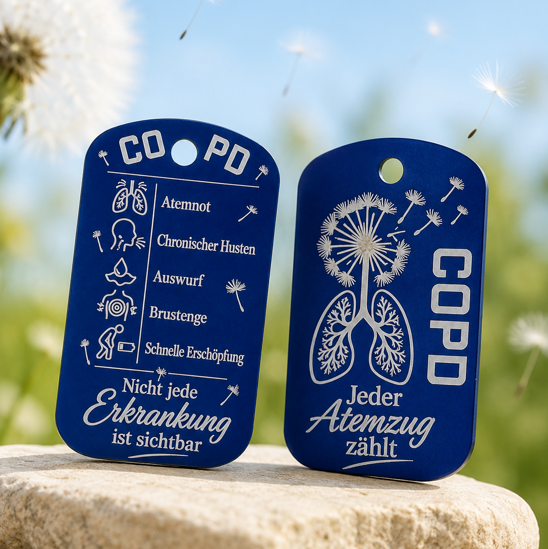 COPD Awareness Anhänger