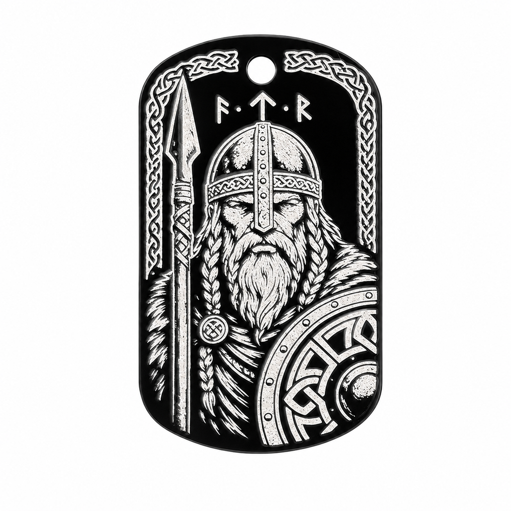 Wikingerkrieger – Nordisch inspirierter Dog-Tag Anhänger