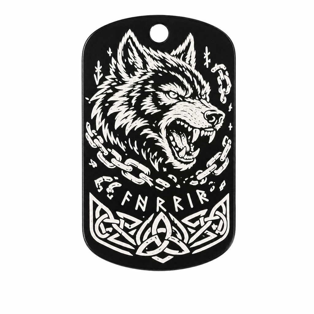 Fenrir – Nordischer Wolfs-Dog-Tag