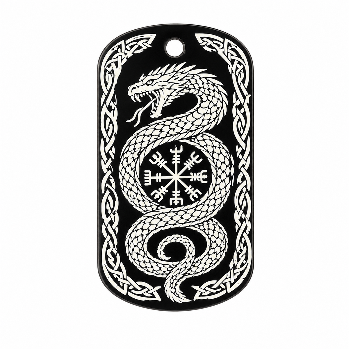 Jörmungandr – Midgardschlange Dog-Tag