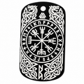 Vegvísir – Nordisch inspirierter Symbol-Dog-Tag