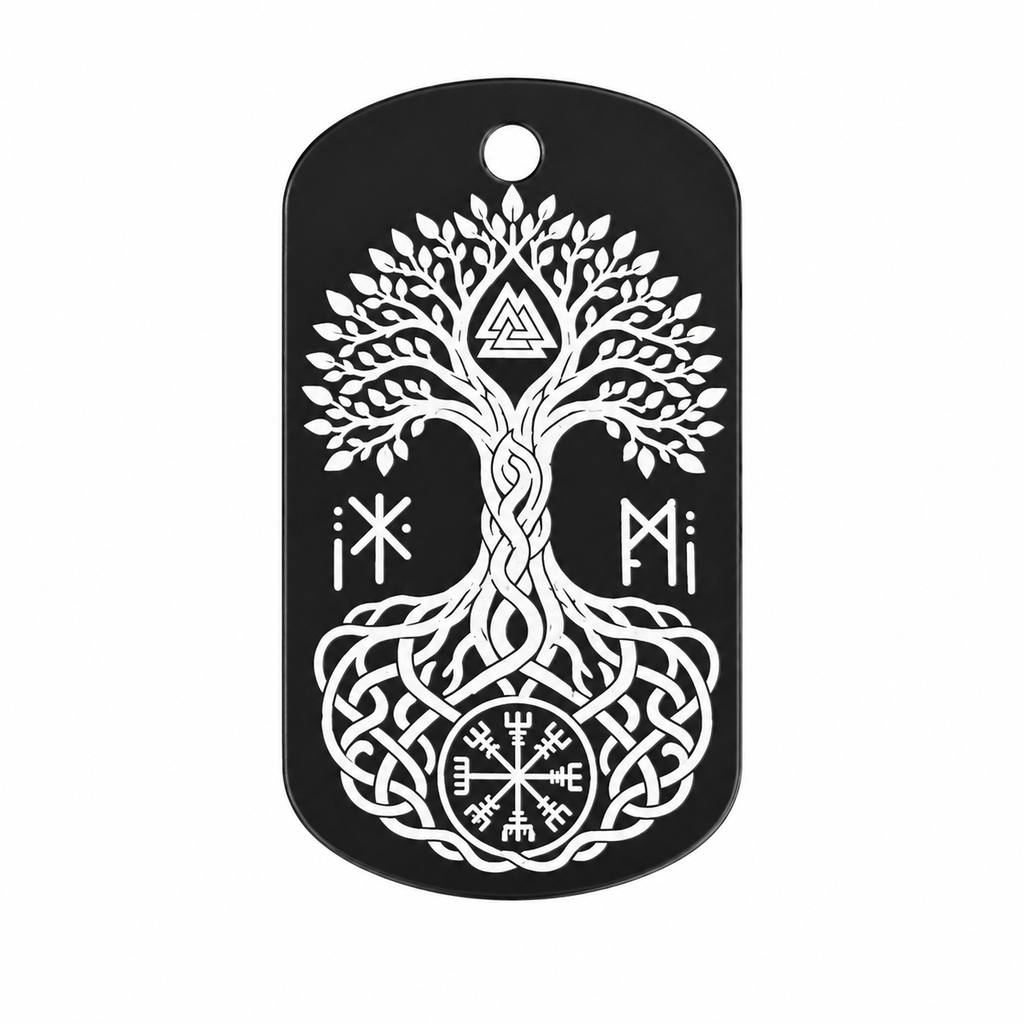 Yggdrasil – Weltenbaum Dog-Tag