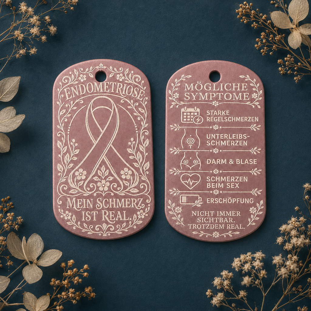 Endometriose Awareness Anhänger