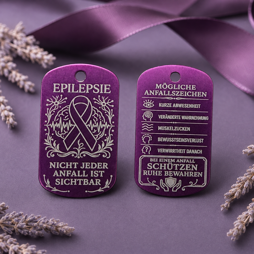 Epilepsie Awareness Anhänger