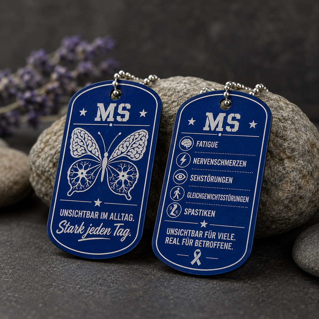 Multiple Sklerose (MS) Awareness Anhänger