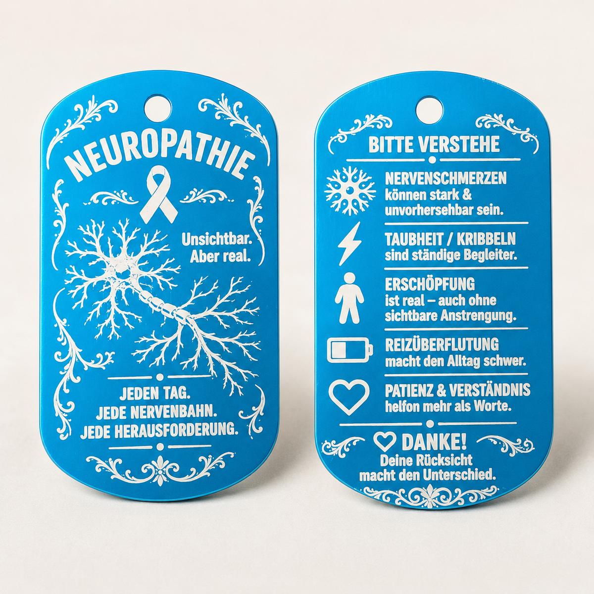 Neuropathie Awareness Anhänger